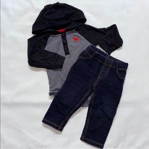 Carters outfit, boys, size 18months